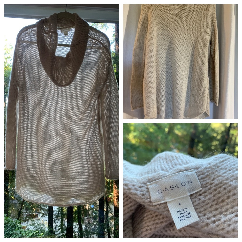 COPY - Caslon Oatmeal Cowneck Sweater